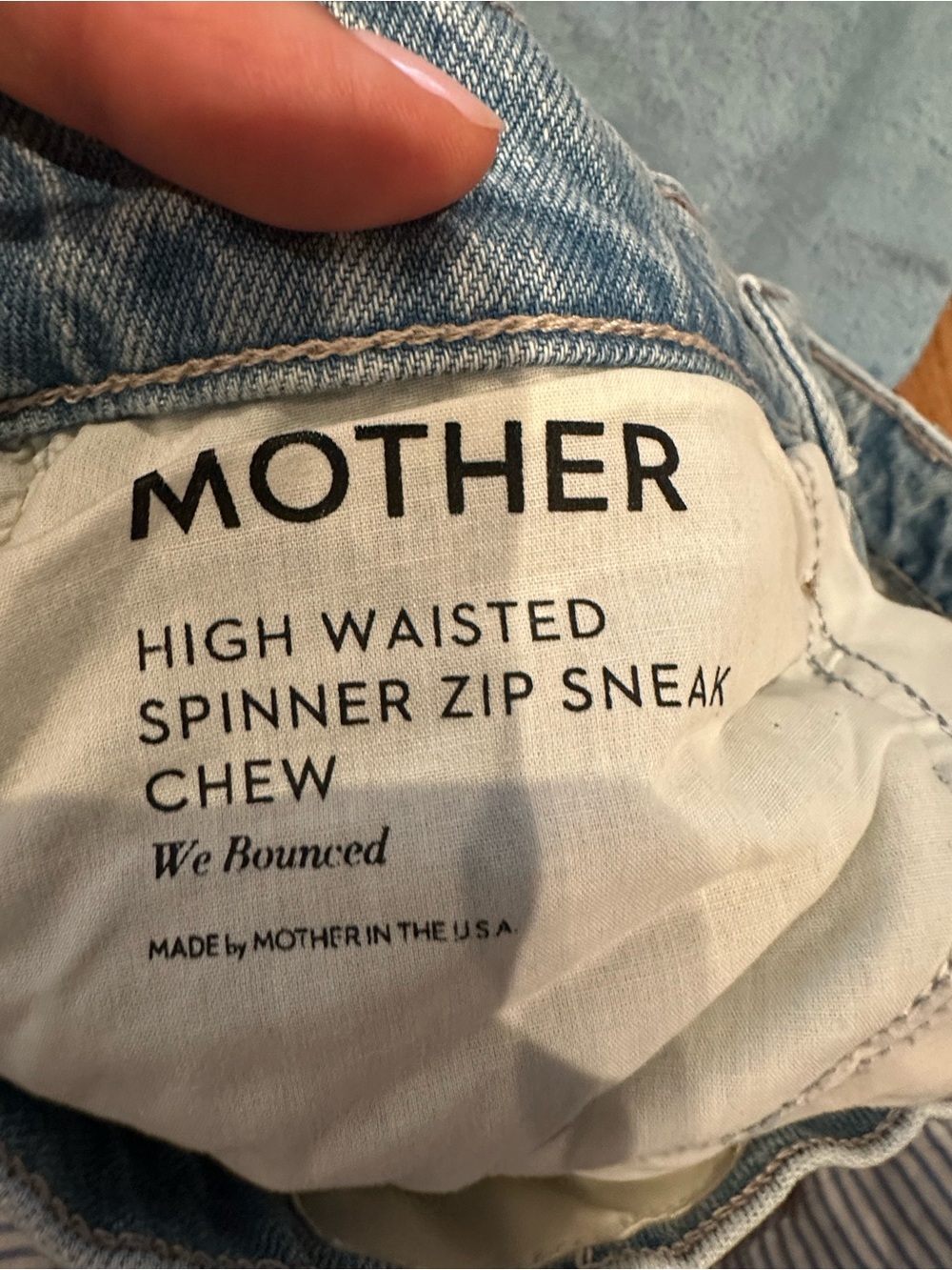 MOTHER HW Spinner Zip Sneak Chew in We Bounced Sz 27 - Picture 7 of 8